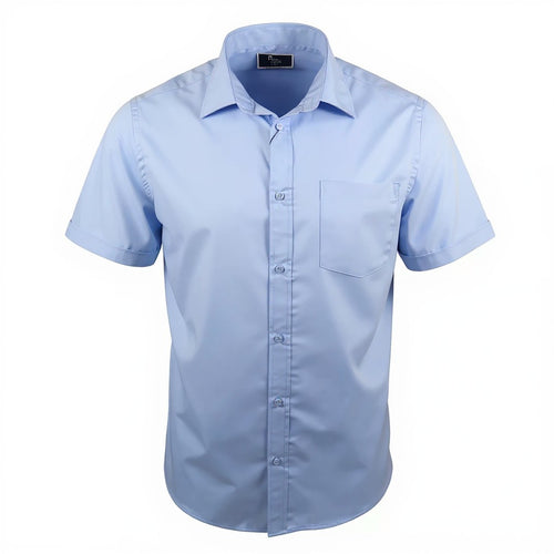 Men's Cotton Blend Short Sleeve formal Shirt