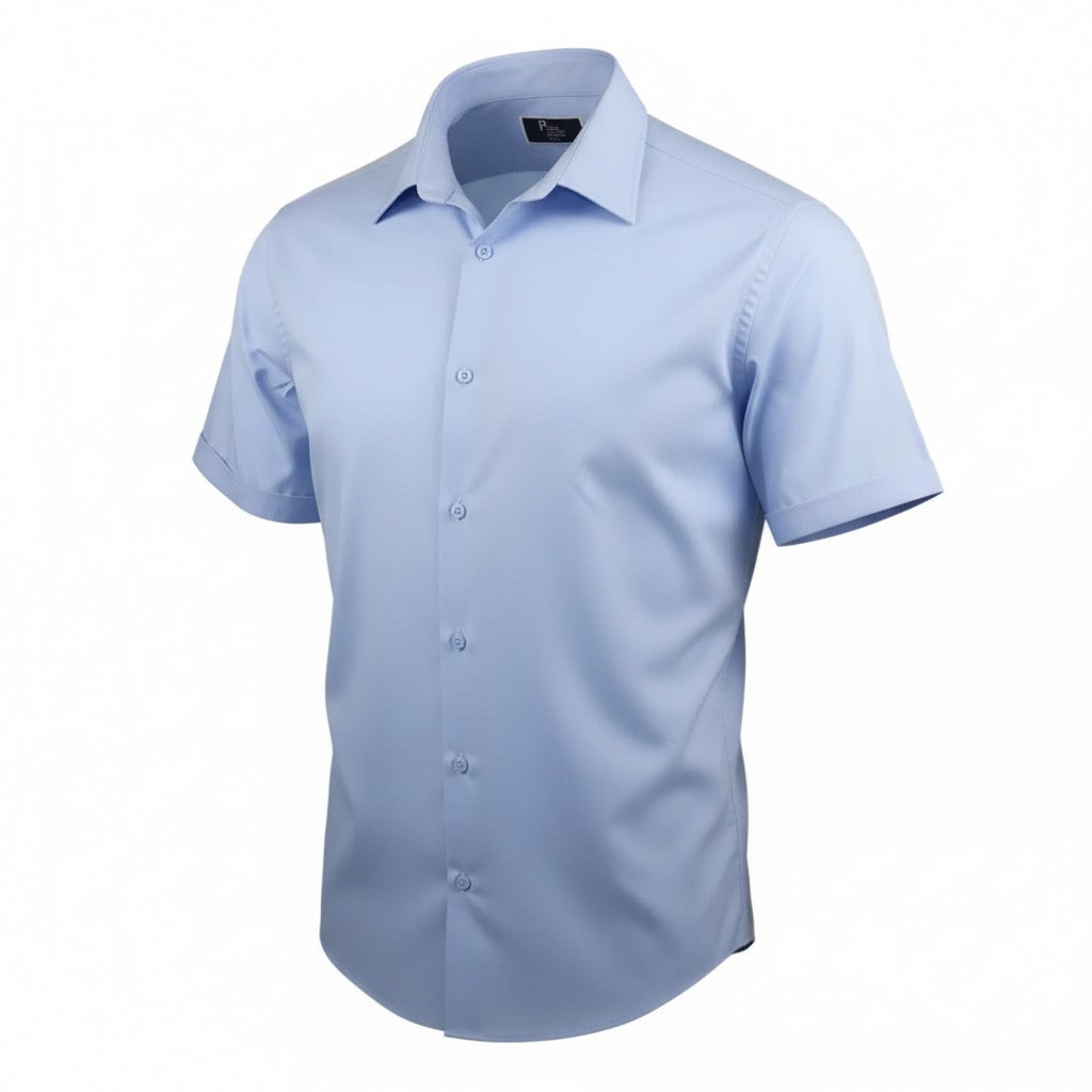 Men's Cotton Blend Short Sleeve formal Shirt