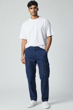 Men’s Cargo Trousers Stretch Utility Workwear Pants