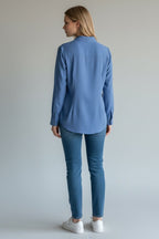Women's Long Sleeve Stretch Formal Blouse Shirt Pack of 12 pcs