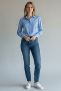 Women's Long Sleeve Stretch Formal Blouse Shirt Pack of 12 pcs