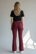 Women's High Waist Boot Cut Palazzo Leggings