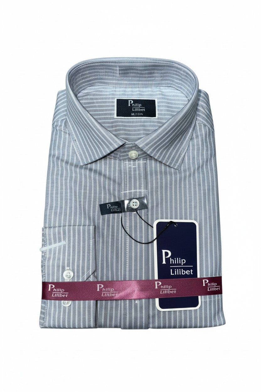 Men's Premium Cotton Check Long Sleeve Shirt