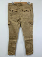 Men's Slim Fit Stretch Cargo Chino Trousers