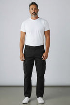Men's Slim Fit 7-Pocket Cargo Trousers Pack of 12 pcs