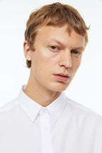 Men's Cotton Blend Short Sleeve formal Shirt