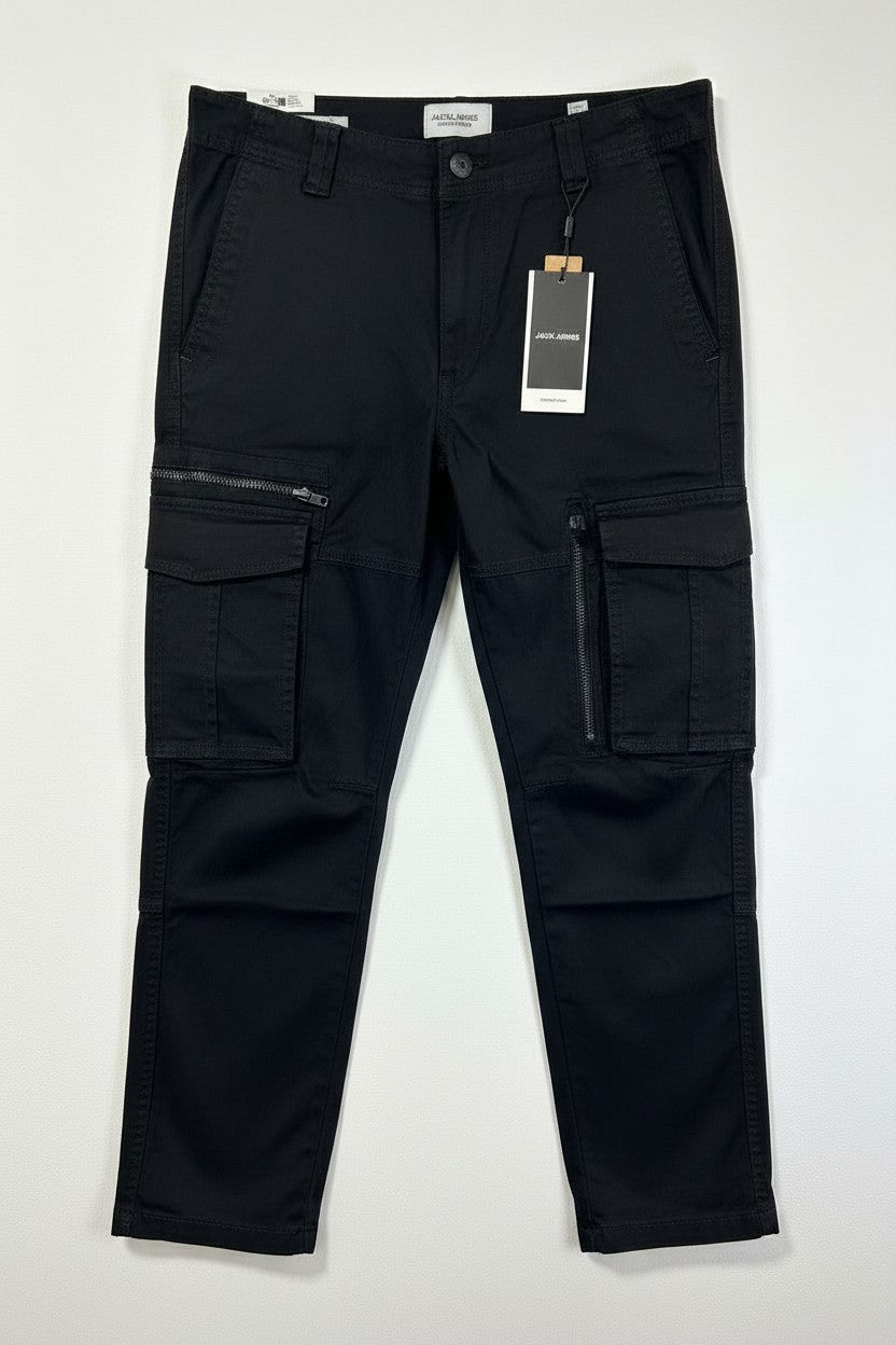 Men’s Cargo Trousers Stretch Utility Workwear Pants