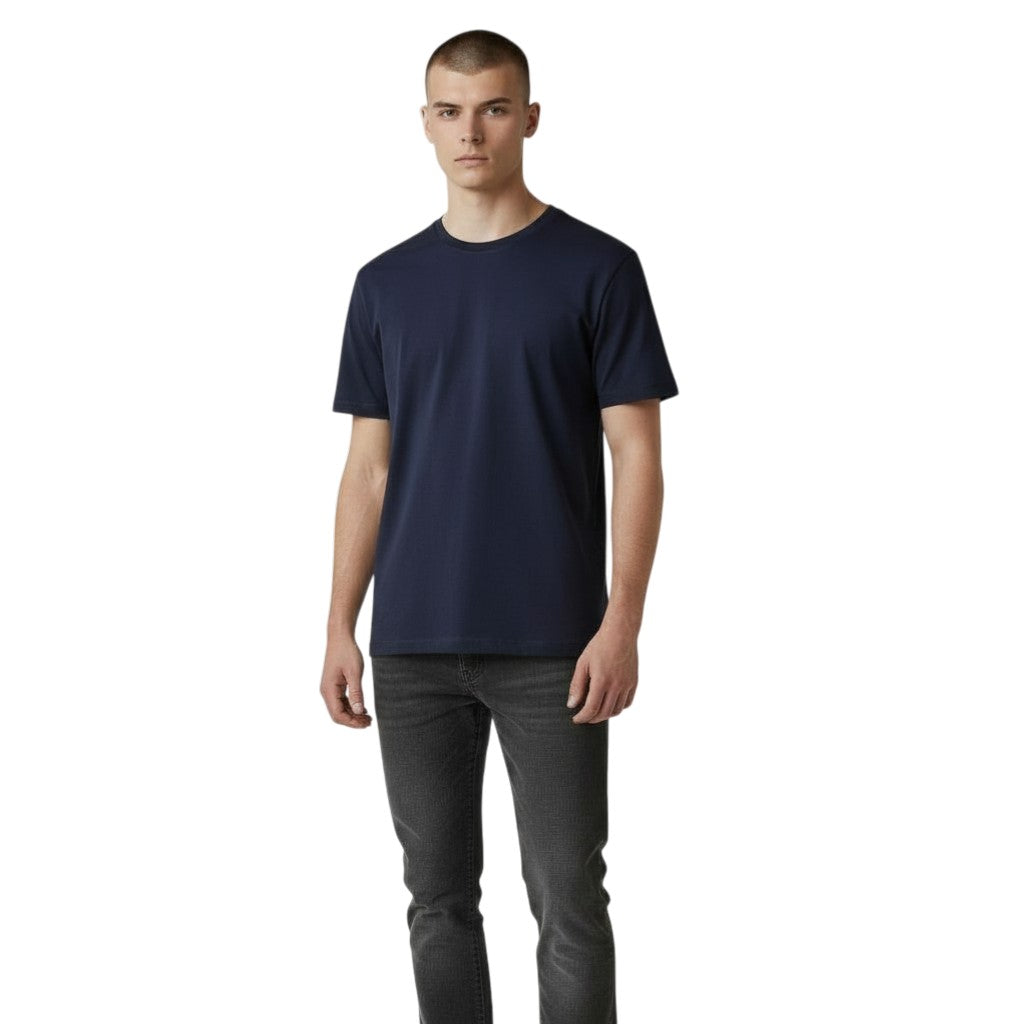 Mens T shirt Plain Essential 100% Cotton Short Sleeves Quality Solid Tee
