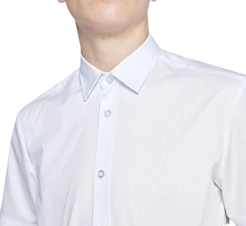 Boys White Short Sleeve School Uniform Shirt