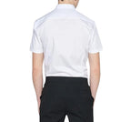 Boys White Short Sleeve School Uniform Shirt