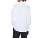 Boys White Long Sleeve School Uniform Shirt