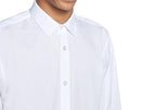 Boys White Long Sleeve School Uniform Shirt