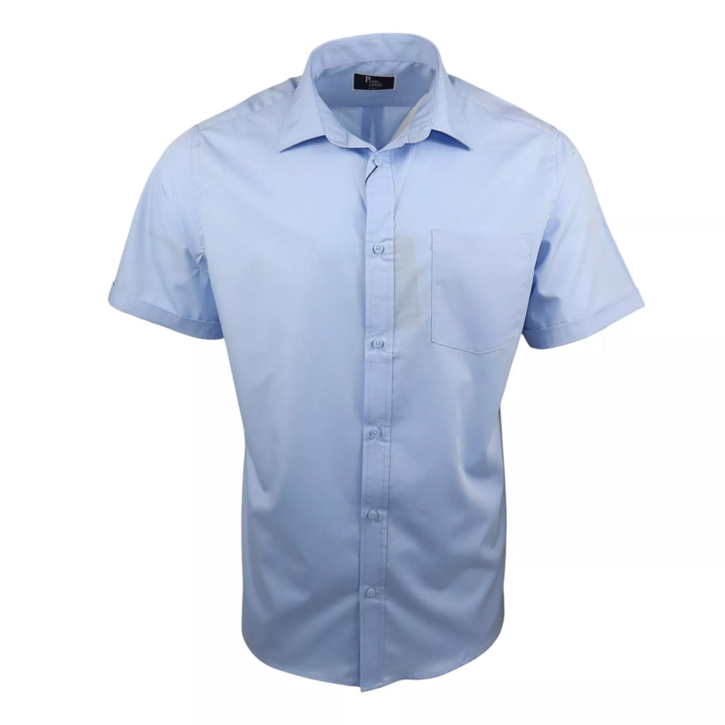 Men's Cotton Blend Short Sleeve formal Shirt