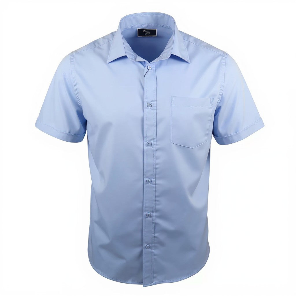 Men's Cotton Blend Short Sleeve formal Shirt