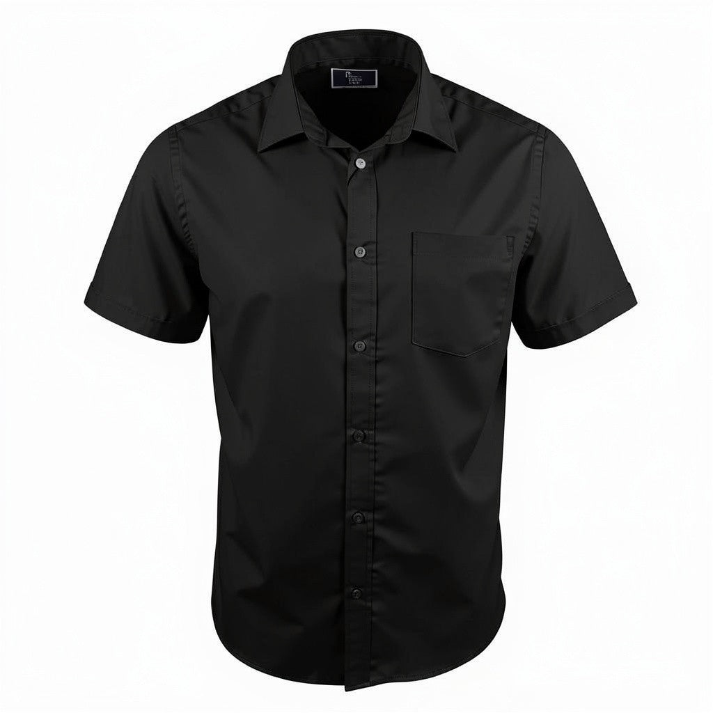 Men's Cotton Blend Short Sleeve formal Shirt